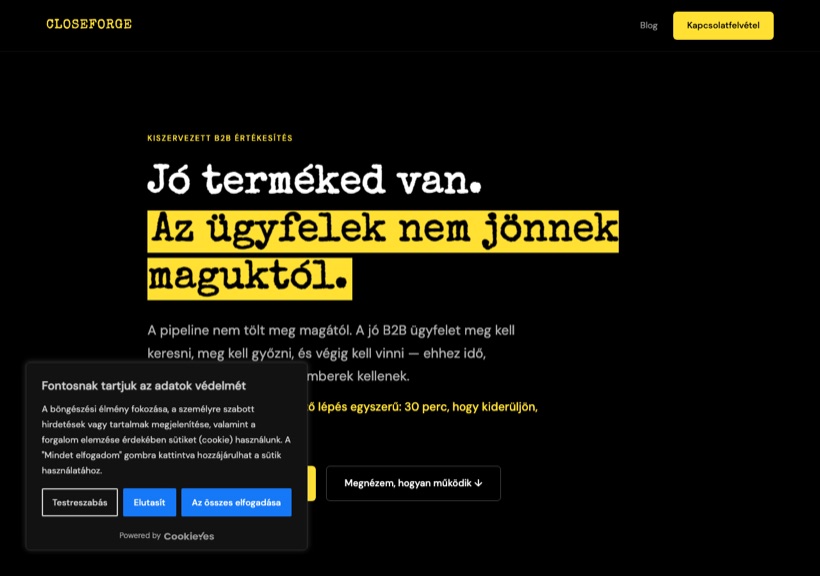 CloseForge HEGYVARI's Marketing referencia