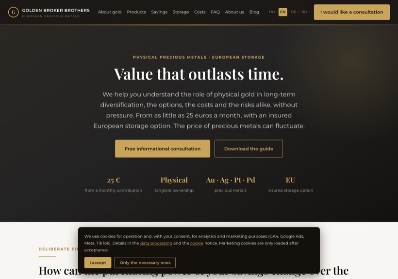 Golden Broker Brothers HEGYVARI's Marketing referencia