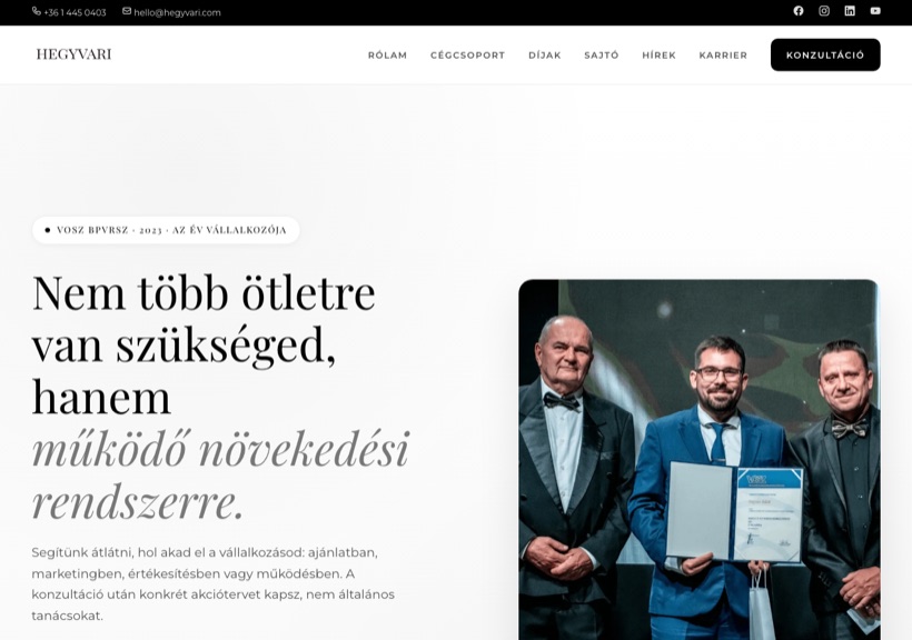 HEGYVARI's HEGYVARI's Marketing referencia